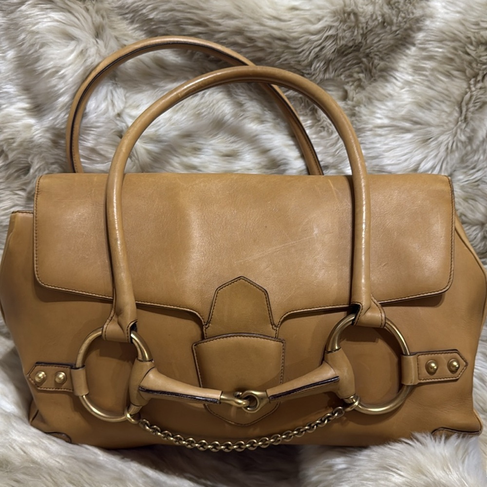 Gucci Women's Tan Leather Bag